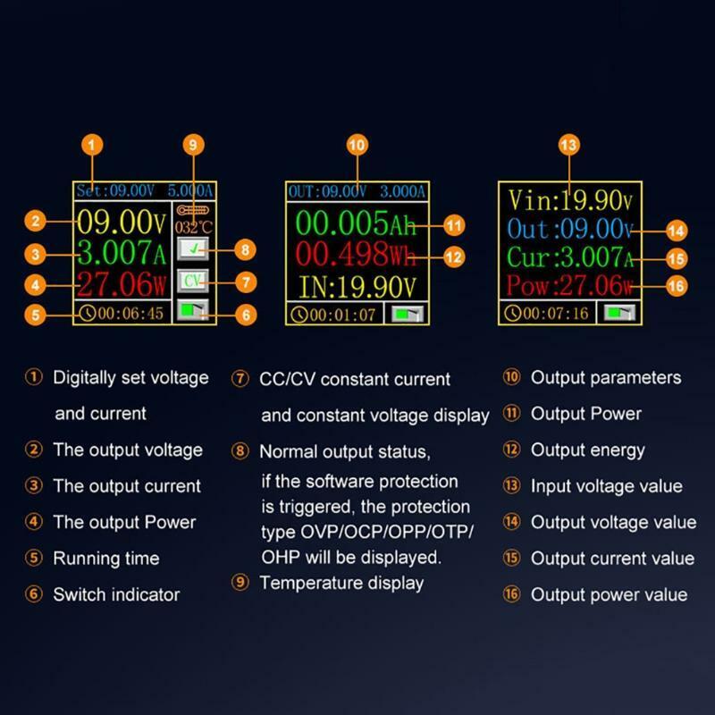 Digital Control DC Adjustable Power Supply Programmable Step-down w/ PC Control