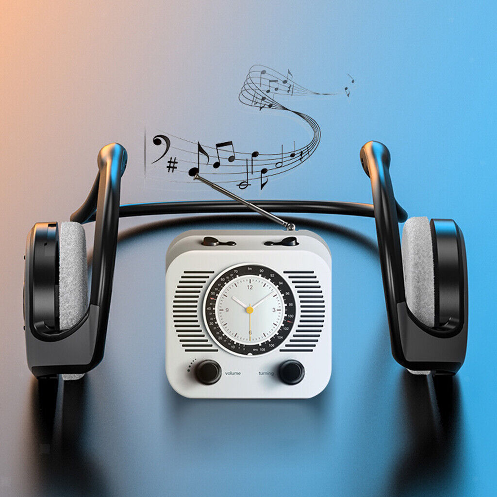 5.0  Conduction Headsets Sport Stereo Headphones FM Radio