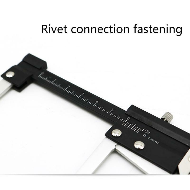 Brake Disc Thickness Measuring Caliper Vernier Ruler Tyre Tire Tread Depth Gauge