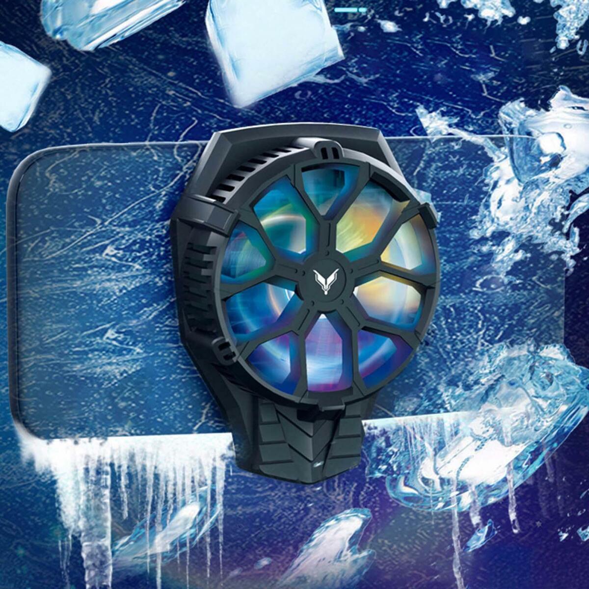 Cell Phones Cooler RGB Cooling Fan for  Gaming Watch Videos