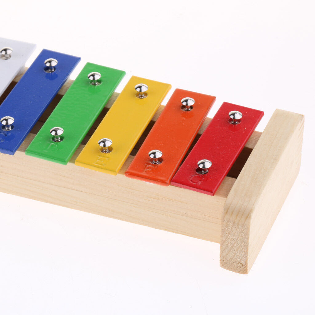 Wooden 15 Notes Xylophone  Percussion with Mallets for Children Music