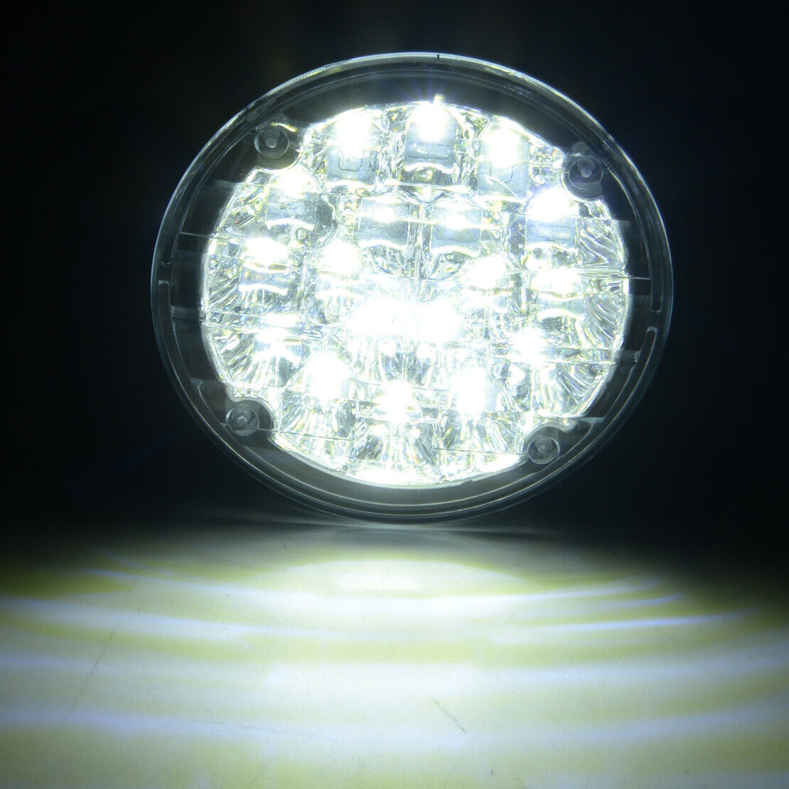 2pc 18LED Round Car DRL Driving Daytime Running Fog Light Day Work Lamp 12V
