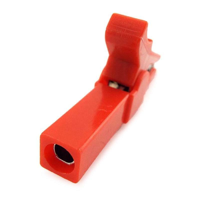 2Pcs Alligator Clip 55mm Crocodile Electrical Clamp Testing Probe Insulated Clip