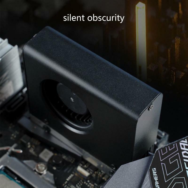 SSD Radiator M.2-10 Low Noise Fan SSD Cooling Heatsink Aluminium Alloy Shell