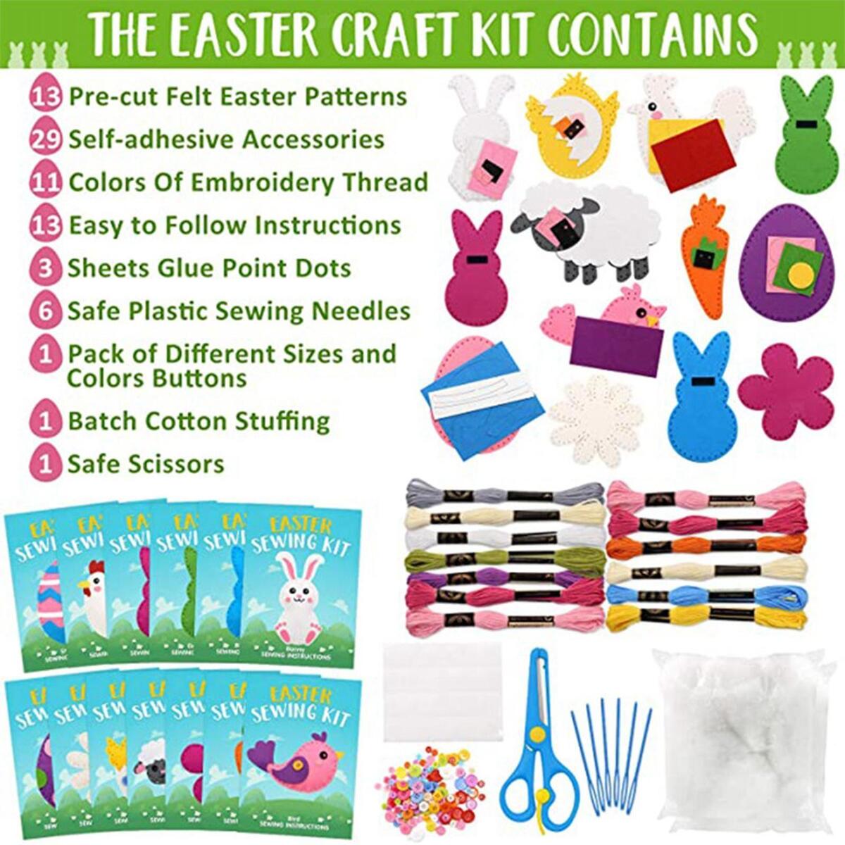 Ears Craft Kit   Activity Assorted Hanging DIY Supplies