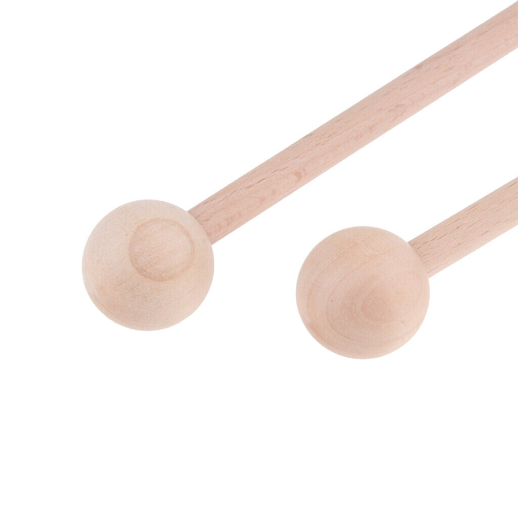 Double Drum Marimba Percussion Mallets Sticks Hard  22cm  Gift