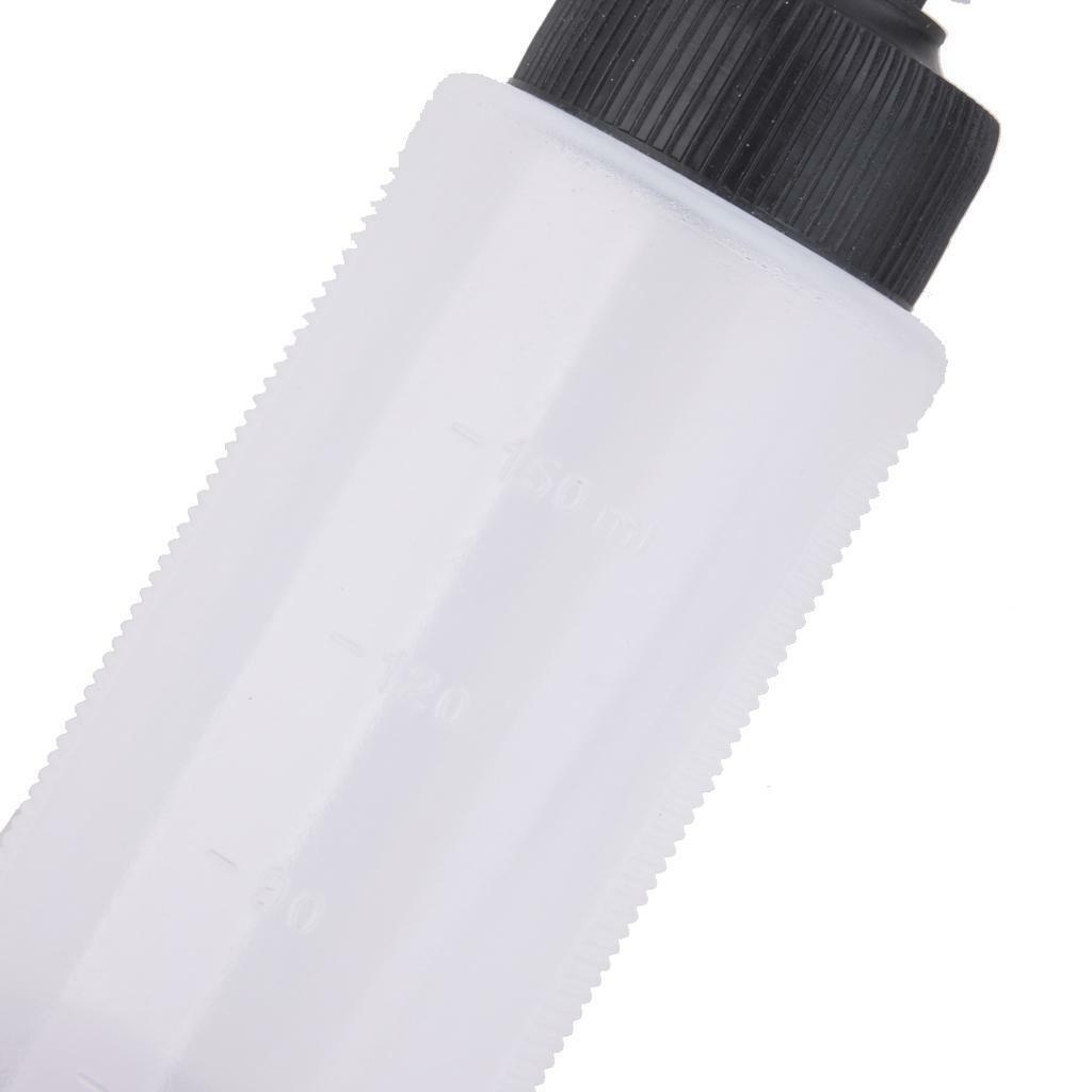 Plastic  Color dressing Squeeze Applicator Measuring Bottle 150ml