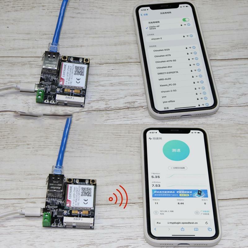 T-Internet-COM ESP32 Ethernet IOT Module Wifi BT-compatibl Programmer For T-PCIE