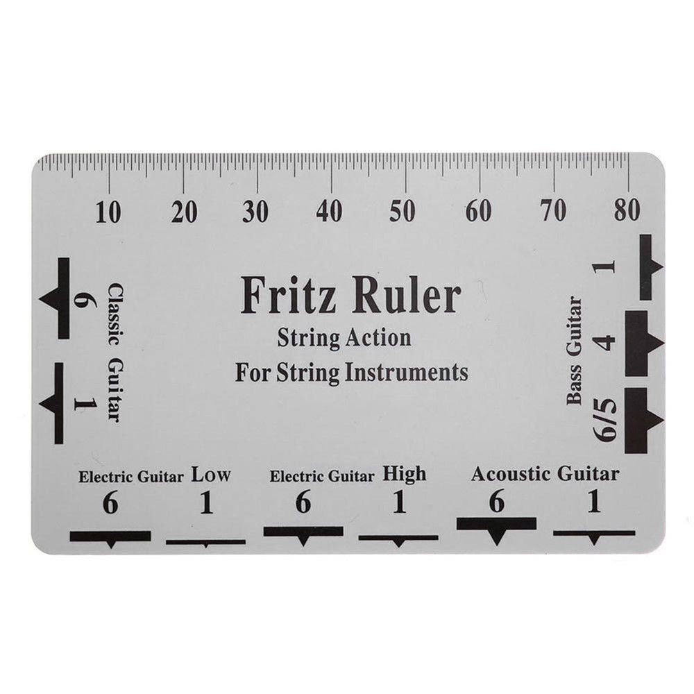 Action Ruler Luthiers Tool Guitar Neck Gauge Measuring Ruler For Gibson|Fender