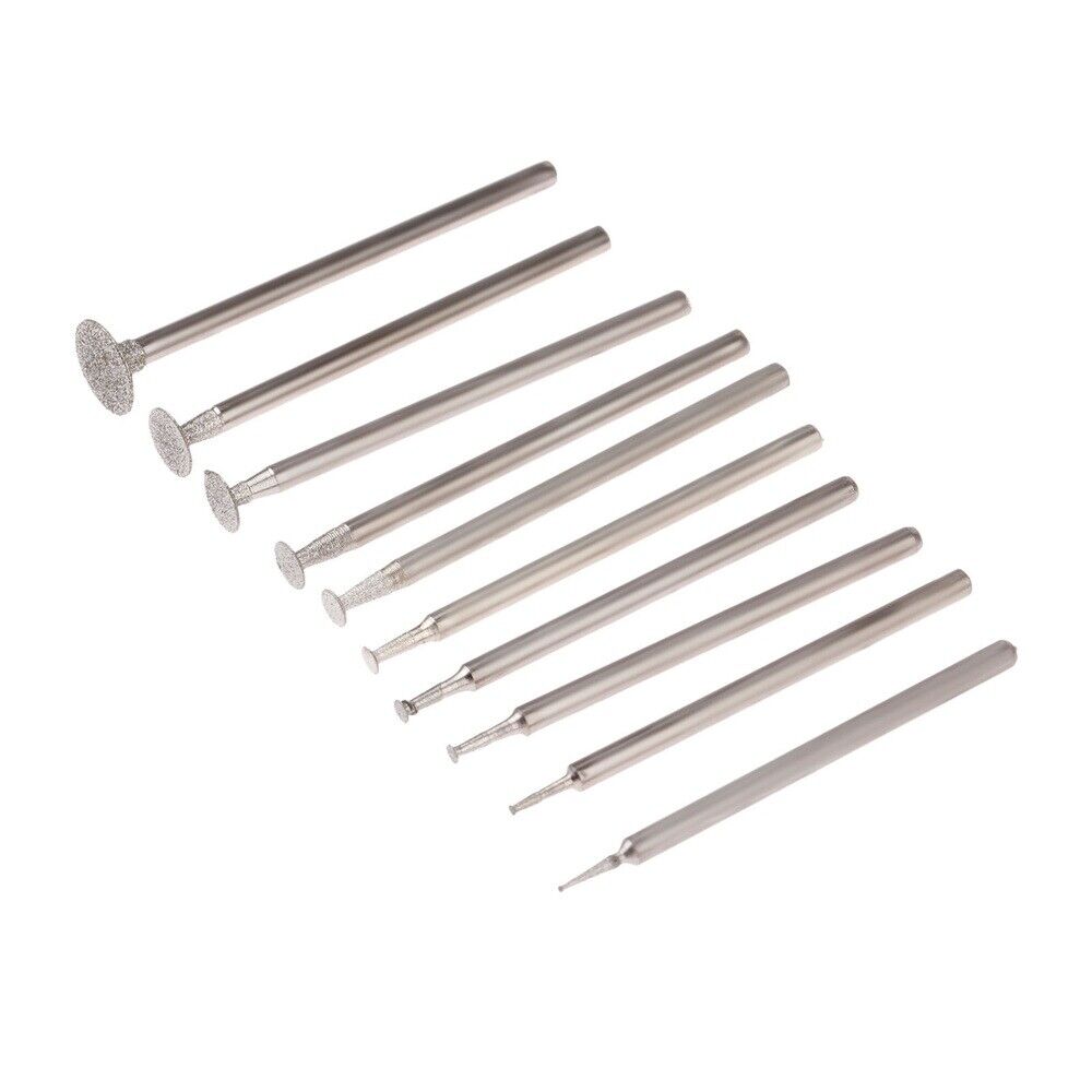 Ultra-Thin T Head Grinding Bit Abrasive 2.35mm Shank Carving Jade Stone Alloy