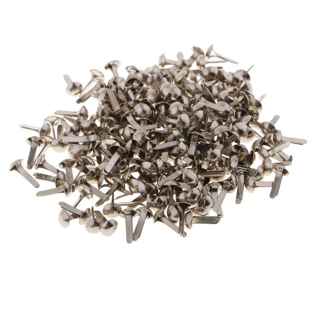 600x Bulk Iron Brads Decorative Paper Fasteners Scrapbooks Album Decorations