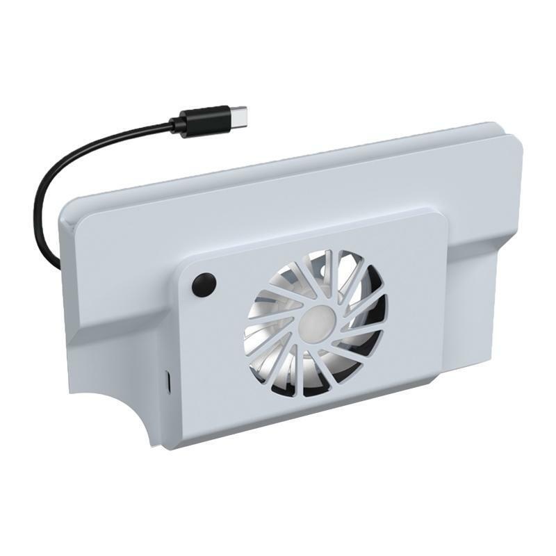External LED Cooling Fan Turbo Cooler for Switch Oled Docking Station Game Slot