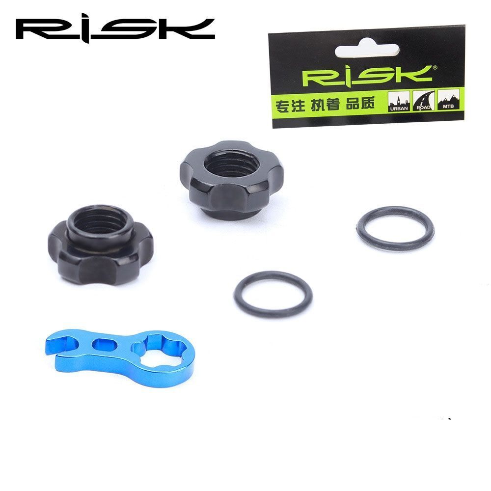 Tubeless with Install Wrench Presta Valve Nut Tire Valve Cap Tires Nozzle Lock