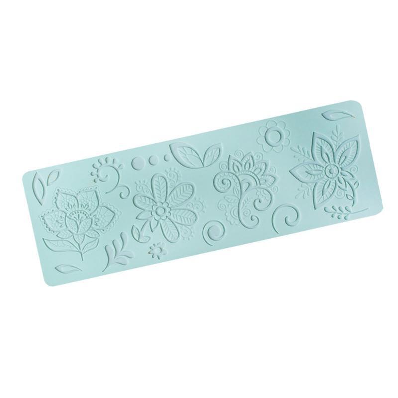 Relief Cake Border Silicone Exquisite Flower Molds Gift for Baking Cake Lover