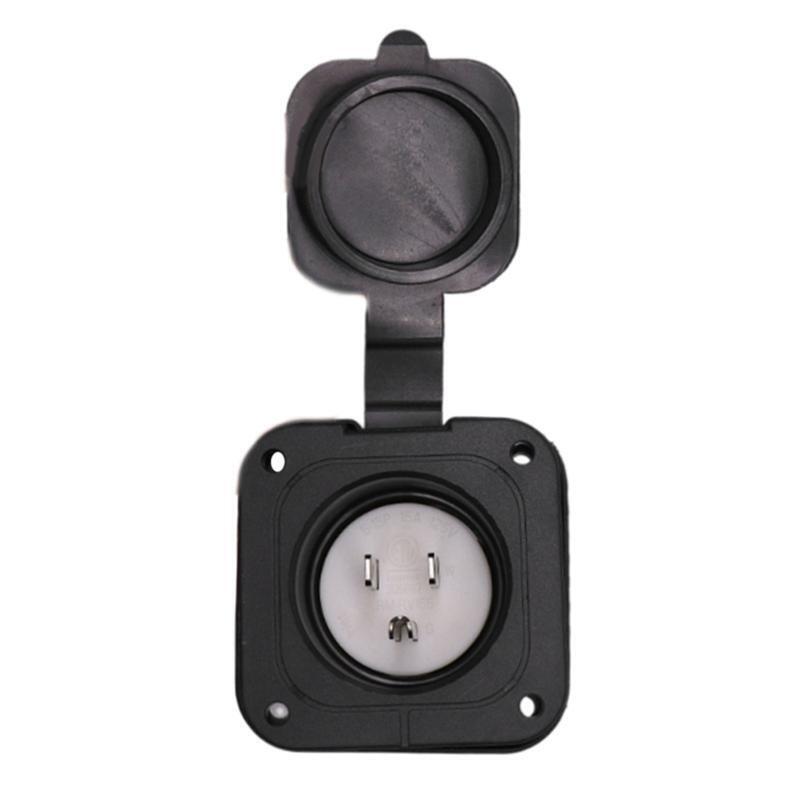 Power Inlet Port Plug 125 Volt AC Port Plug 15 Amp RVs Electrical Outlet Socket