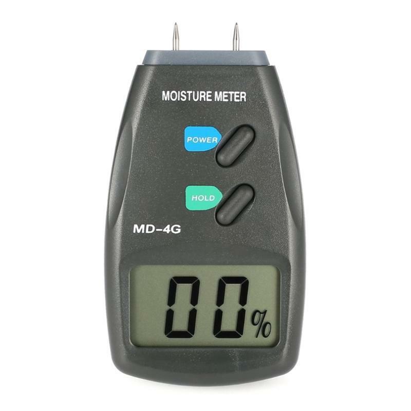 Accurate Wood Moisture Meter 4 Pins Timber Moisture Detector Humidity Tester