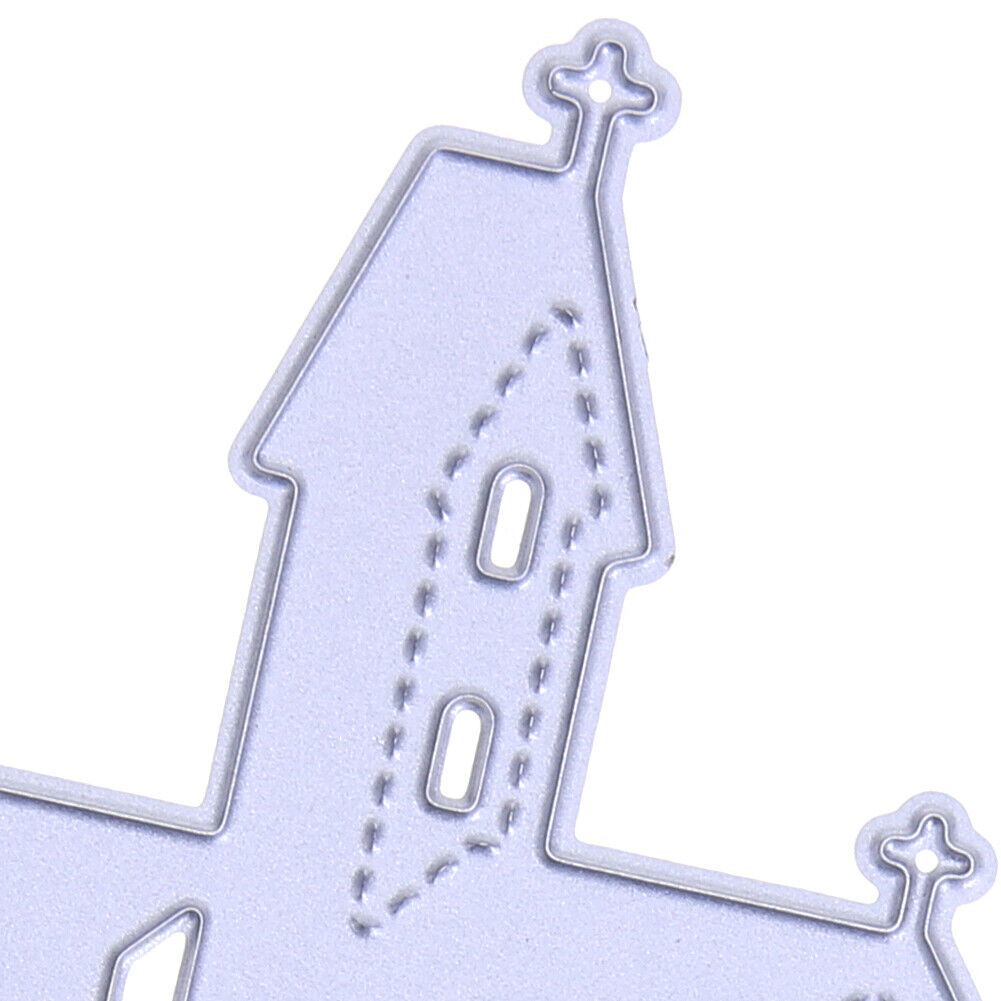 DIY Castle Embossing Cutting Dies Stencils Scrapbook Craft Album Card Gifts