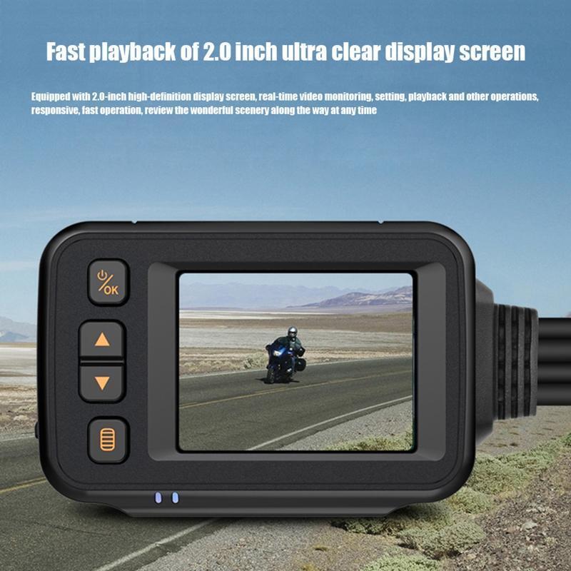 SE30 Motorcycle DVR 1080P Motorbike Recorder Cameras Motorcycle Dash Cam Kit