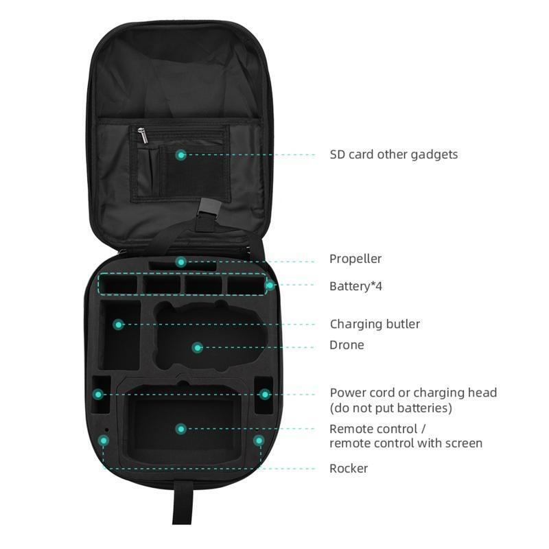 Carrying Travel Case Replacement for MINI 3 PRO Accessories Storage Protective