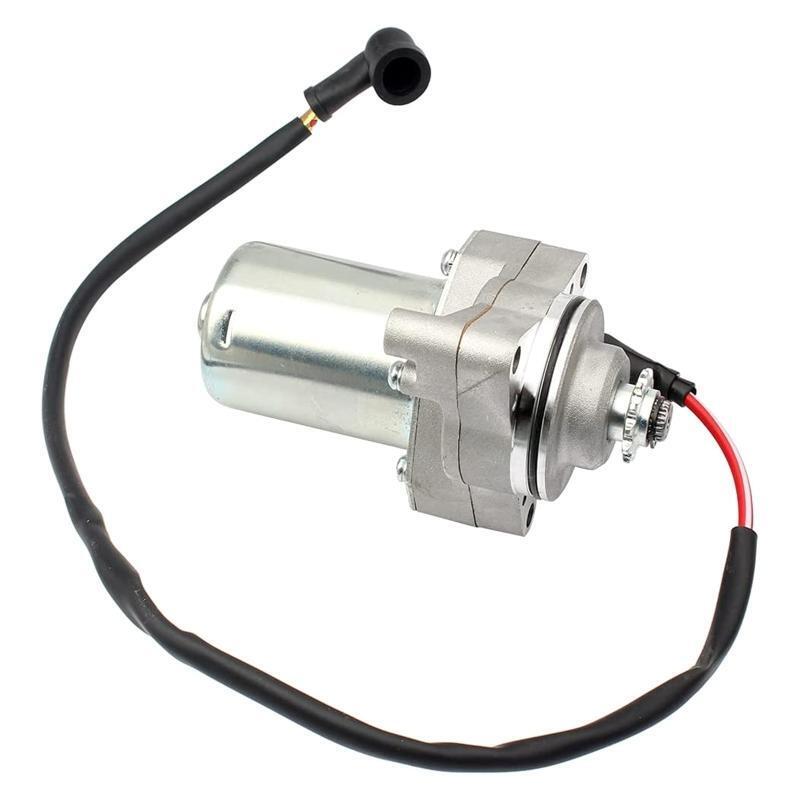 3 Bolt Starter Motor with Line Replacement for 50cc 70cc Corrosion Resistant