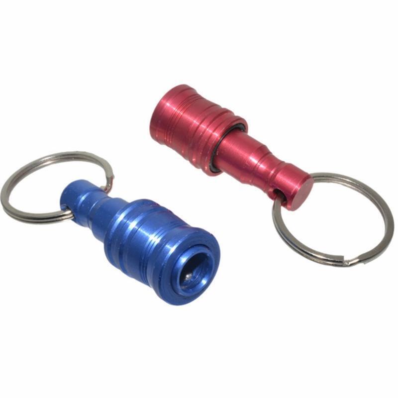 1pcs Keychain Extension Bar,1/4 Inch Hex Shank Screwdriver Extension Bits Holder