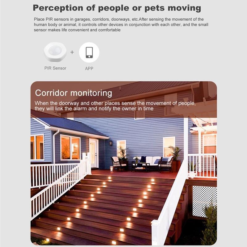 Sensor Detector WIFI Movement Sensor Smart Life APP Wireless Home SecuritySystem