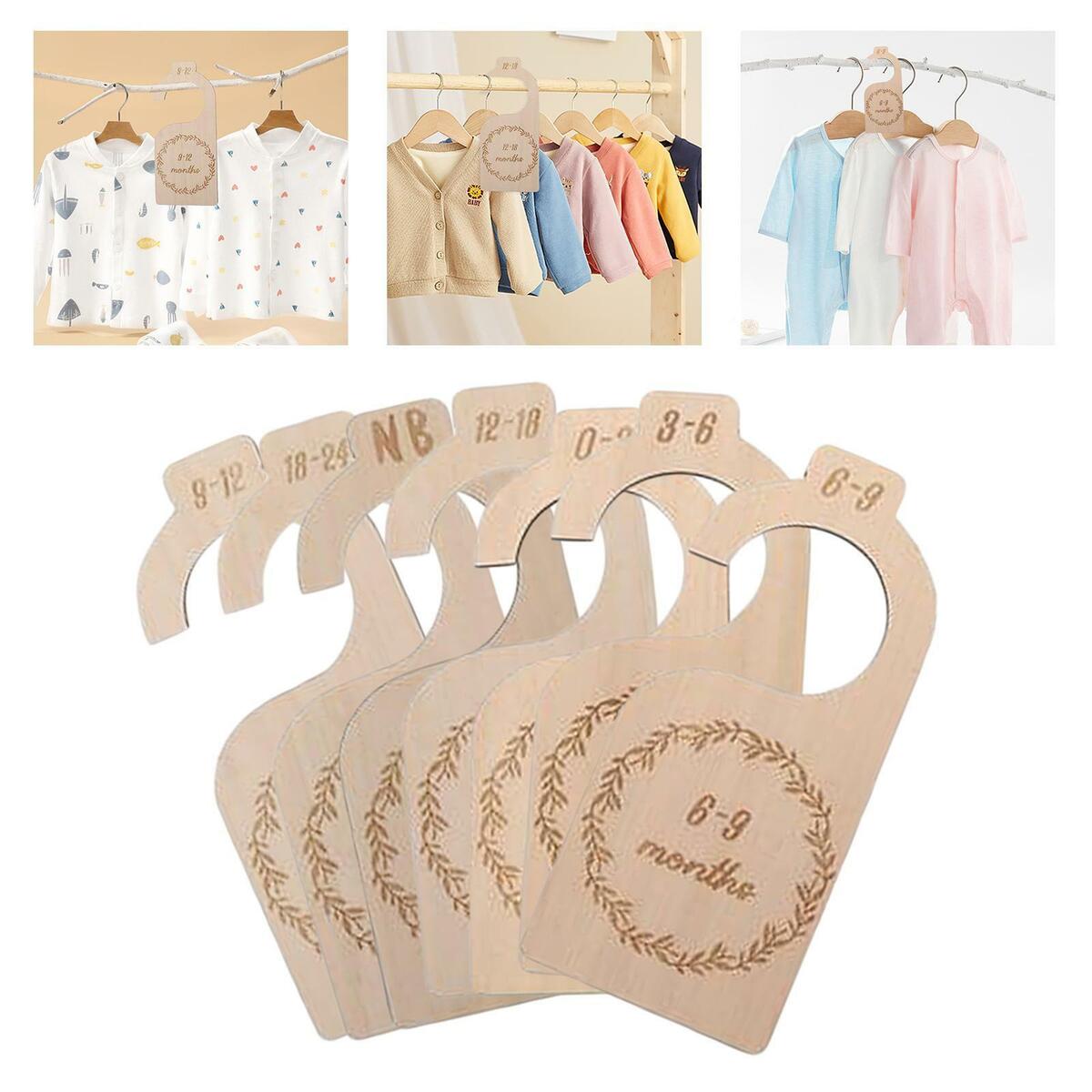 14x Baby Closet Divider Hanging  Clothes Nursery Closet Organizers