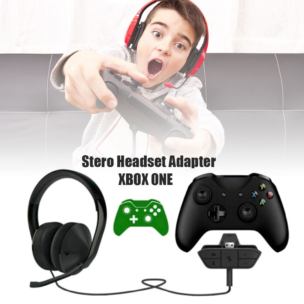 Stereo Headset Adapter for Xbox One Controller Accessories Audio Converter