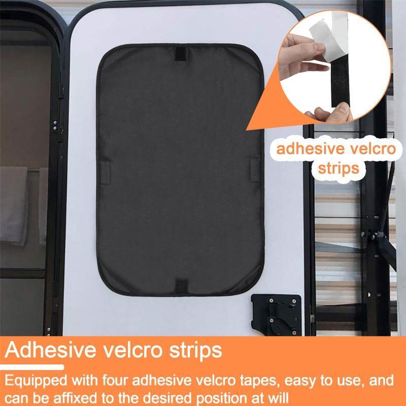 RV Door Window Shade Cover Waterproof Oxford Cloth Material  Sunshade Shield