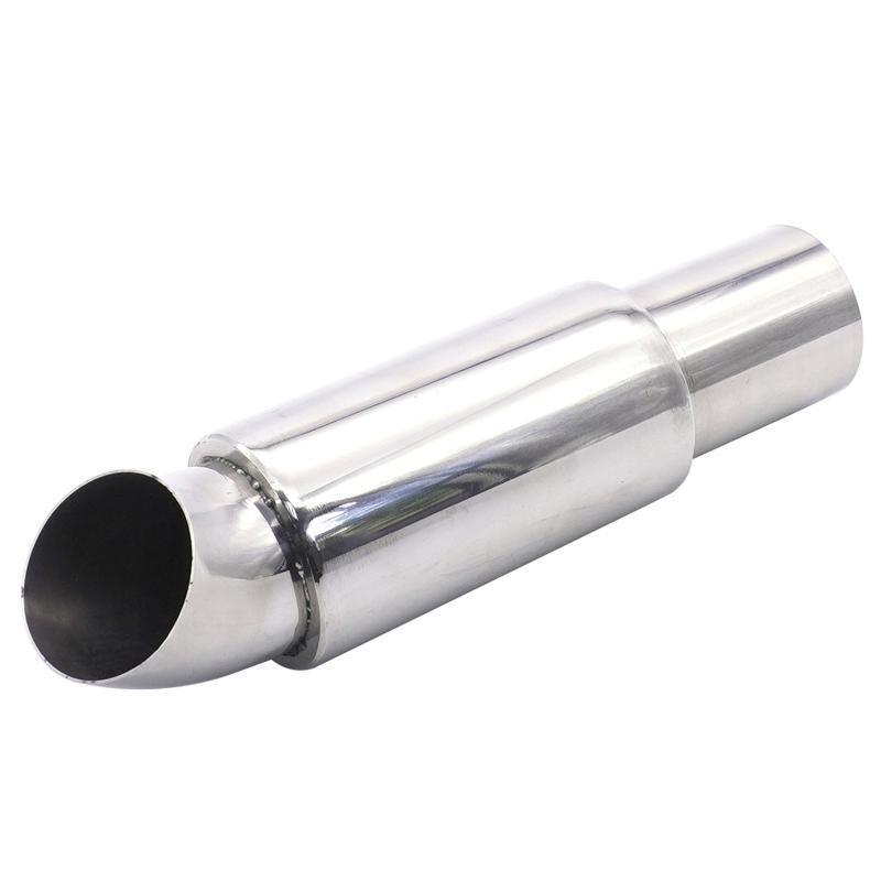 Car Exhaust Pipe Tip Rear Tail Muffler Stainless Chrome Universal Accessories