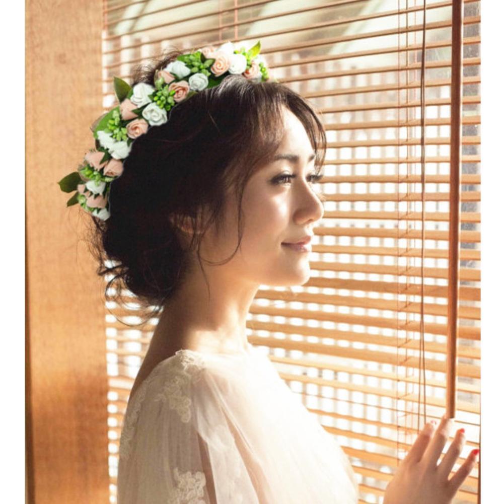The Bride Headdress Headdress Flower Children's Wreath Tire