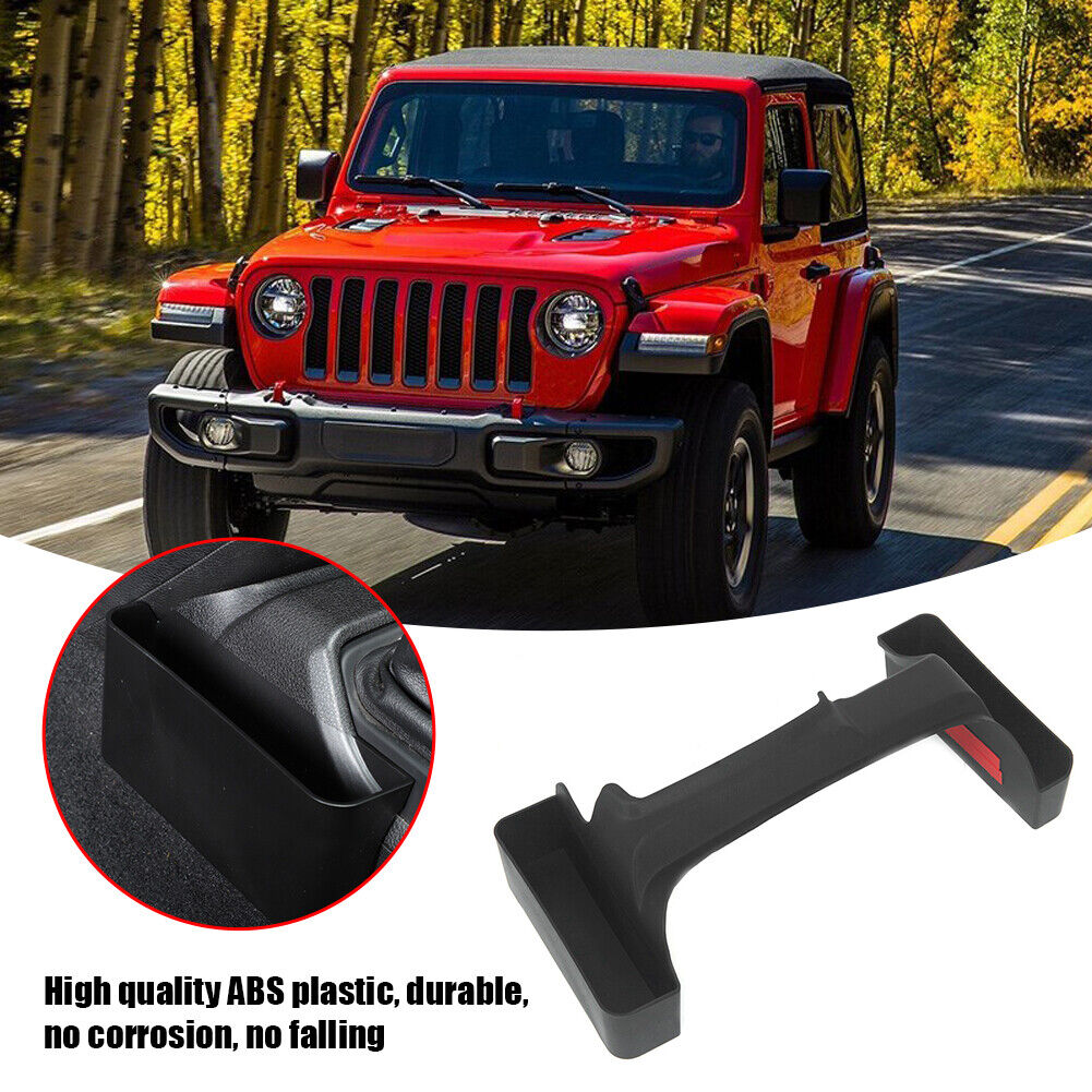 Gear Shift Console Side Organizer Tray for Jeep Wrangler JL 4-Door 18-21