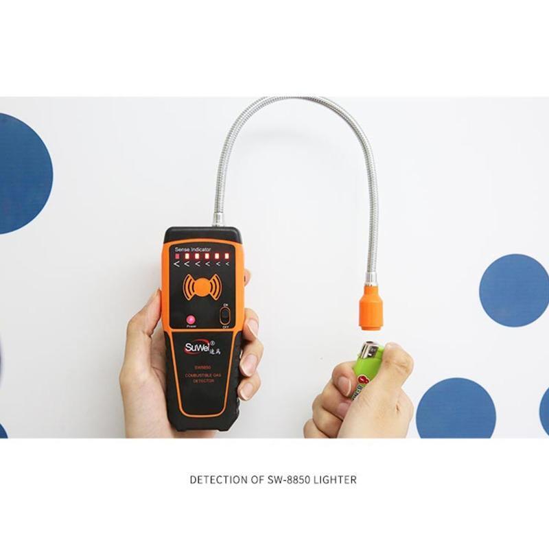 Propane & Natural Gas Leak Detector Portable Combustible Gases Methane Detect