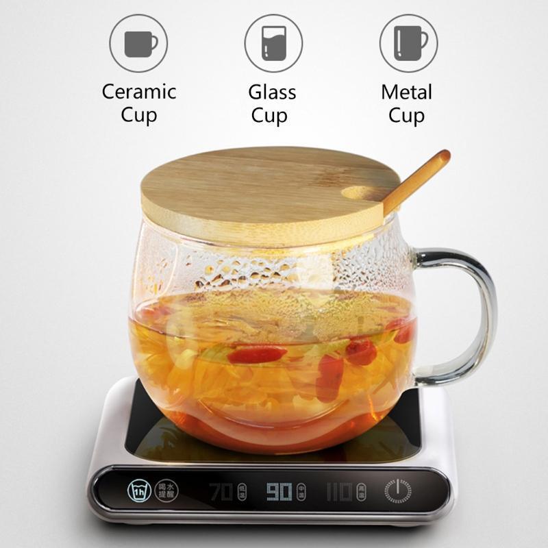 Office Beverage Heater Electric Heating Coaster USB Coffee Mug Warmer Mat