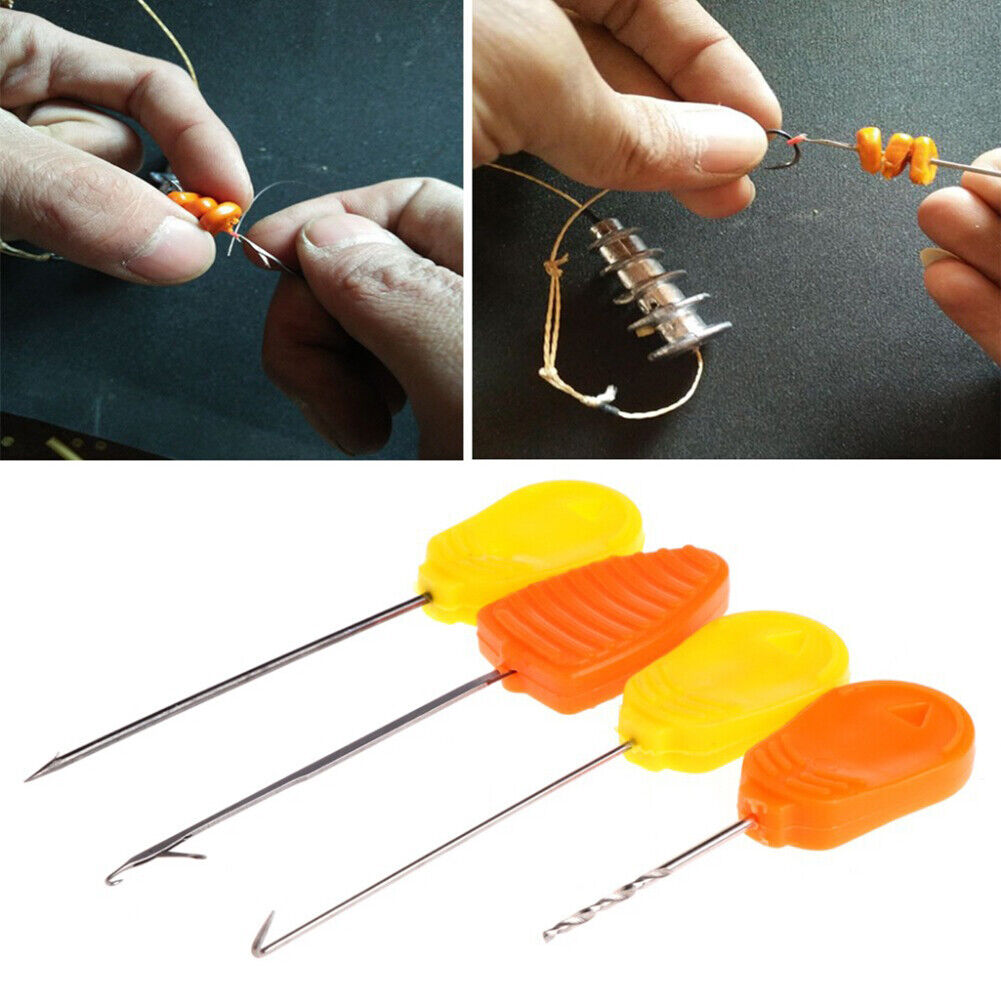 4pcs Carp Fishing Boilies Bait Drill Gate Baiting Needles Rigging Tackle