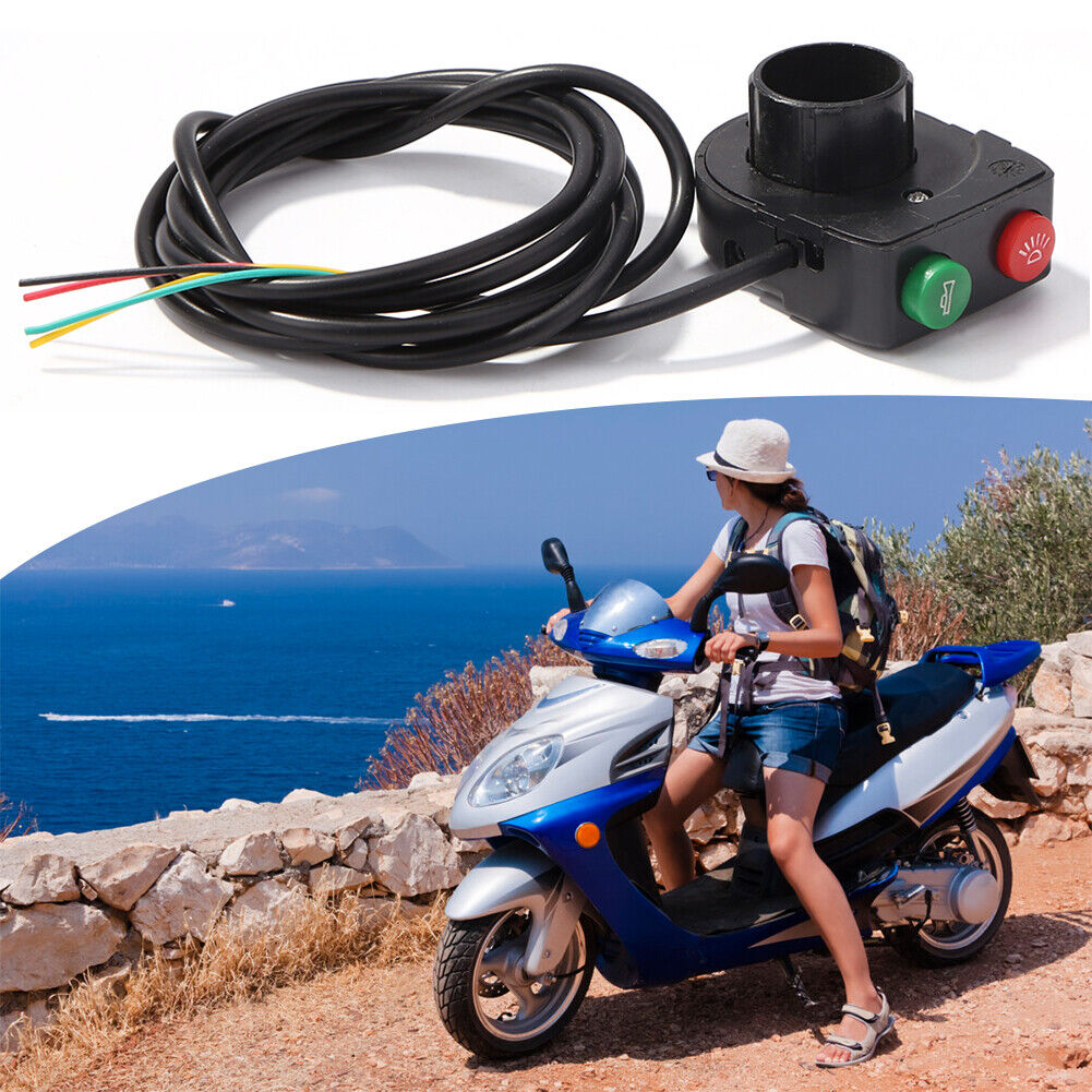 E-Bike Headlight Taillight Horn Switch 2 in 1 Electric Bicycle Accessories