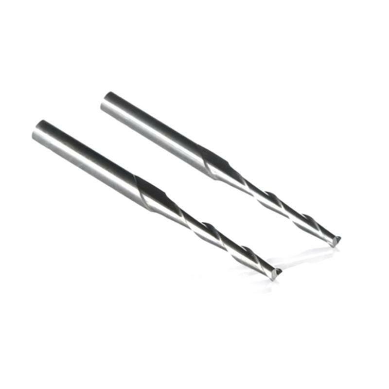 10x Spiral Router Bits 3.175x2x22mm 2 Flutes Ball Nose Engraving Milling Cutter
