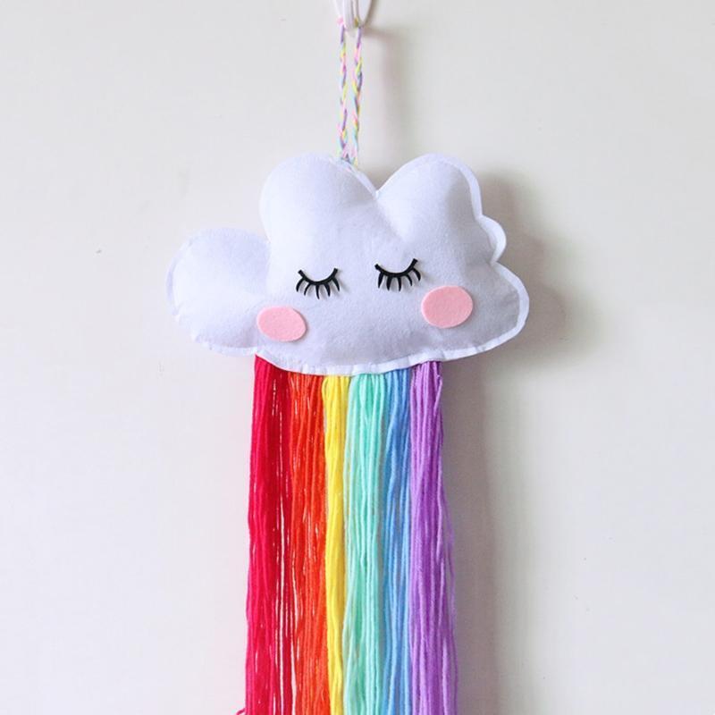 Cloud Hairpin Hair Clip Holder Storage Organizer Baby Girl Room Hanging Ornament