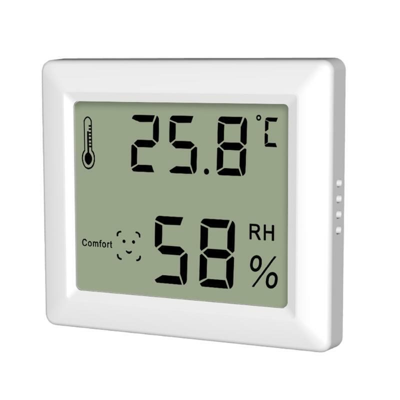 Temperature & Humidity Sensor with Comfort Display Indoor Hygrometer Thermometer