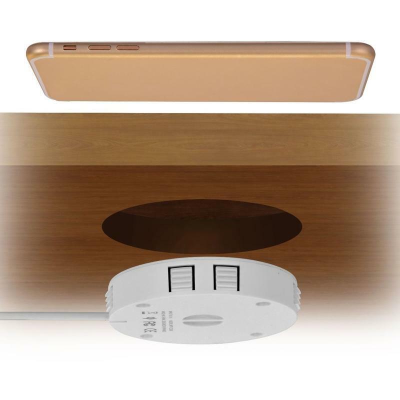 Wireless Charger QC3.0 Adapter Fast Desktop Built in Power Wireless Charging Pad