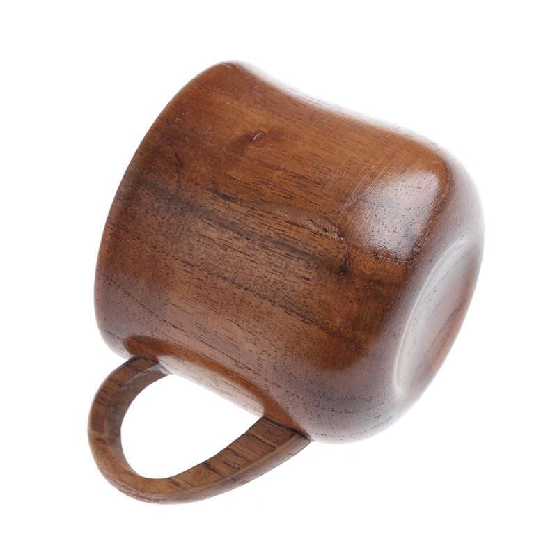 Wooden Cup Primitive Handmade Natural Wood Coffee Beer Juice Milk Tea Mug