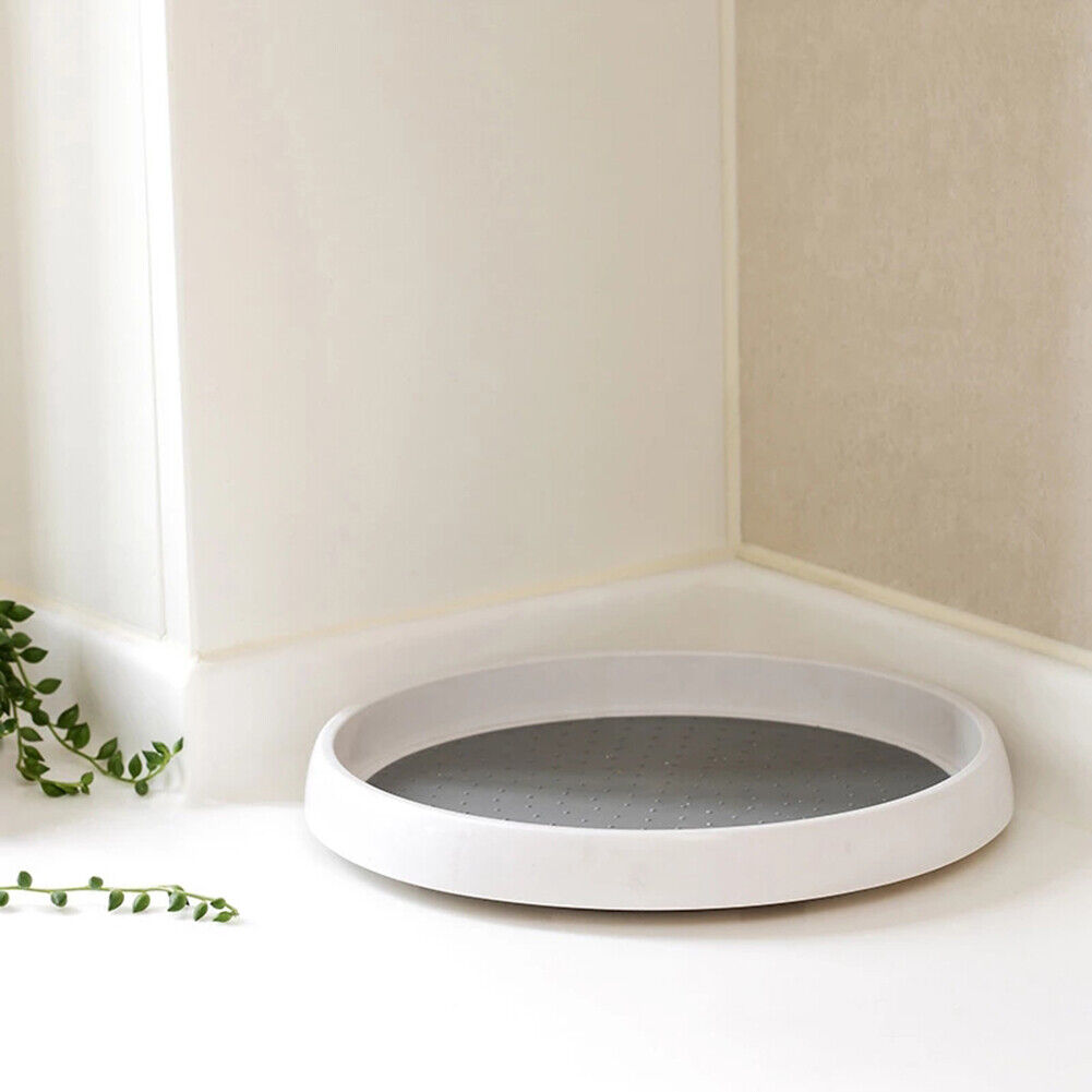 25.5cm Condiment Rotating Storage Tray Portable Spice Salt Sugar Can Shelf