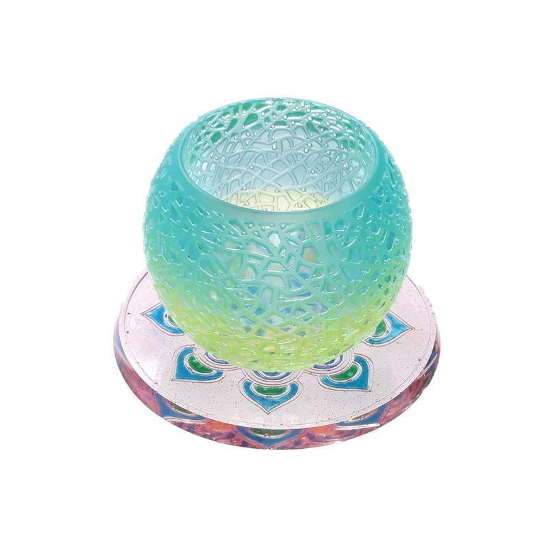 Fragment Cup Coaster UV Crystal Epoxy Mold Candlestick Storage Box Silicone Mold