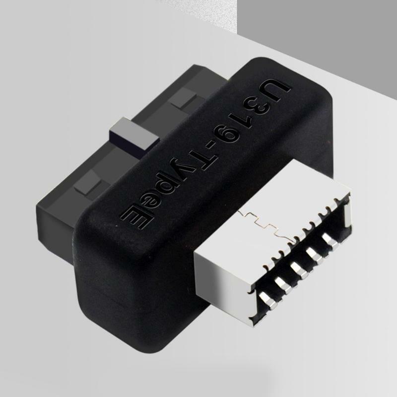 USB 19pin/20pin Front Panel Adapter with Shell to TYPE-E Vertical Motherboard