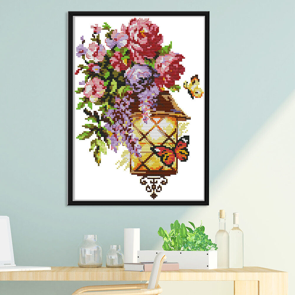 Hope Light 14CT Stamped Cotton DIY Cross Stitch Decor Embroidery (H796)