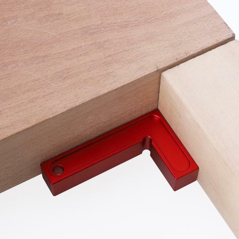 Red Aluminium Alloy Woodworking Corner Clamp Tools Fit for Box/Door/Picture