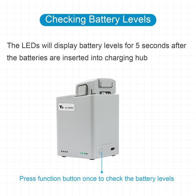 For Mini 3 Pro Two-way Charging Hub Battery For Mini 3 Pro Charger Accessory