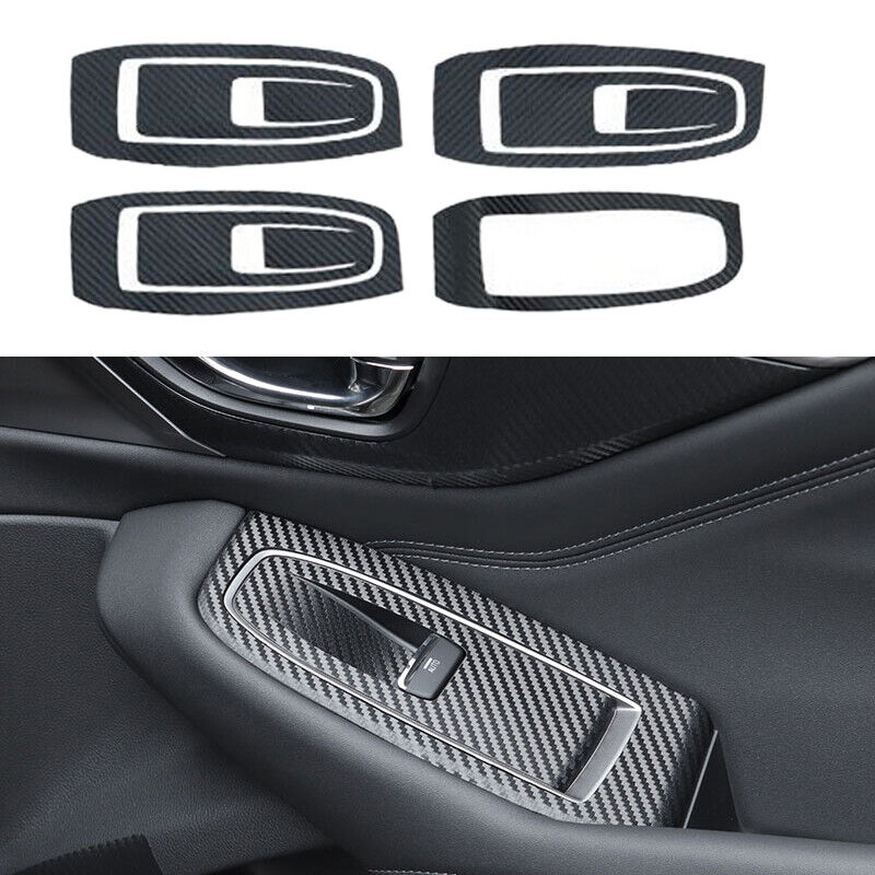 4x Window Lift Switch Panel Cover Trim Fit For Subaru Outback 2020 2021 2022 New