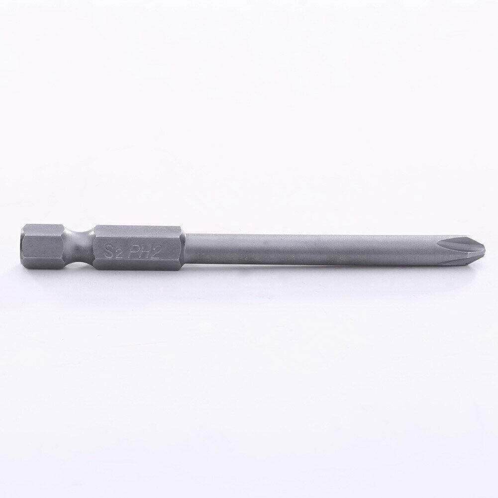 8pcs 75mm Magnetic Long Hex Cross Head Screwdriver Bits Electric Screwdrive