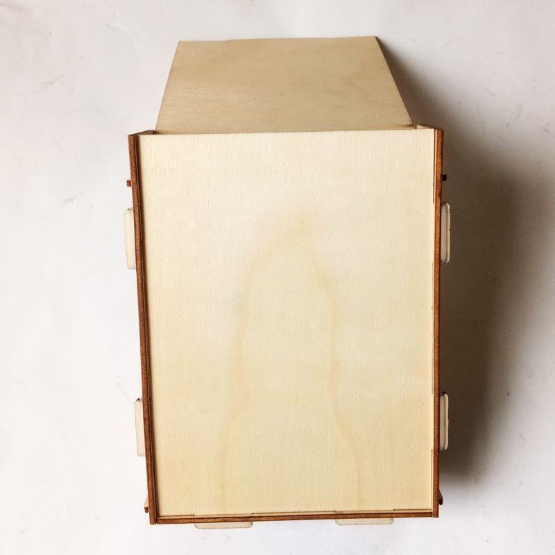 Love Holder Wooden Wedding Heart Drop Box for Guest Book Message Rustic Decor